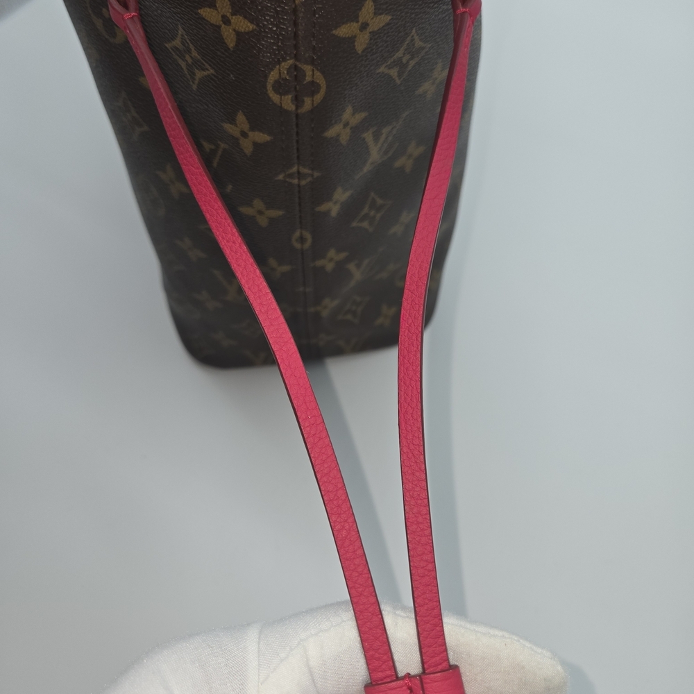 Louis Vuitton Brown and Pink Monogram Tote Bag - Picture 3 of 10